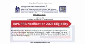IBPS RRB Notification 2025 Eligibility Latest Jobs