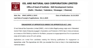 ONGC Apprenticeship 2025 Latest Jobs